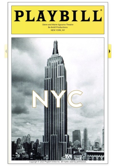 Intentions playbill